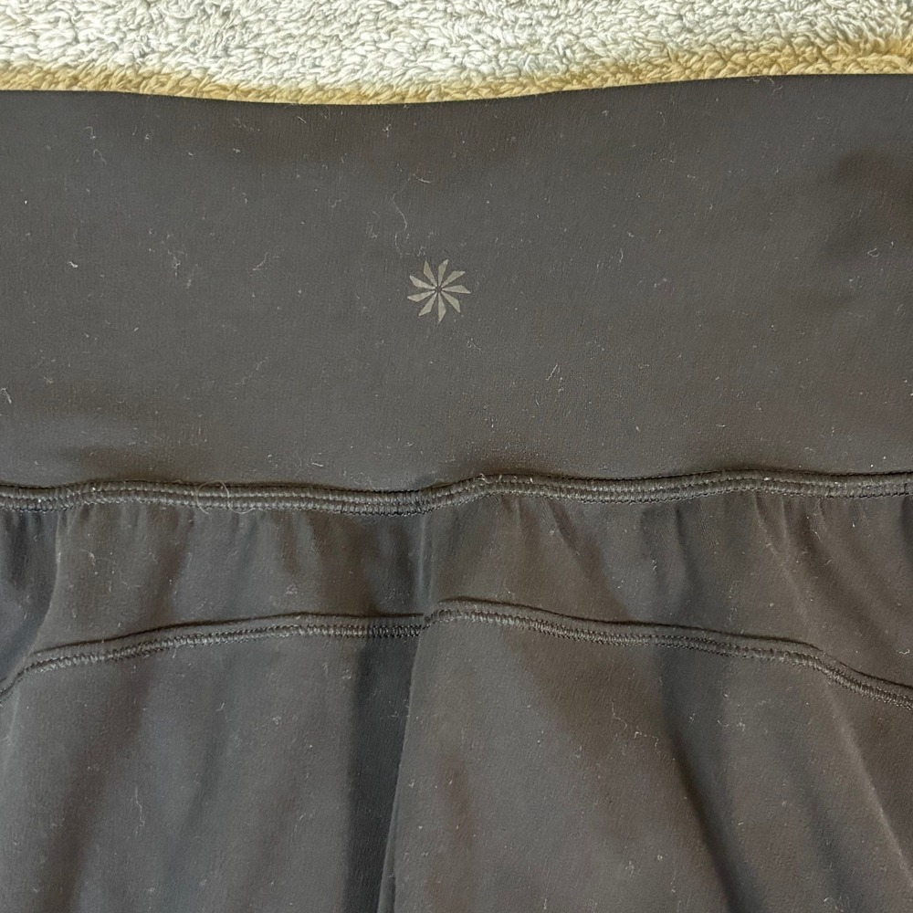 Athleta Cruise Jogger Powervita Black High Rise Tapered Activewear Pants Size M - Picture 10 of 10